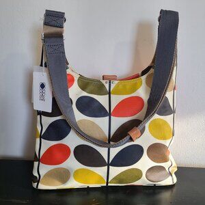 NWT Orla Kiely Classic Milti Stem Midi Crossbody Shoulder Bag Multicolor